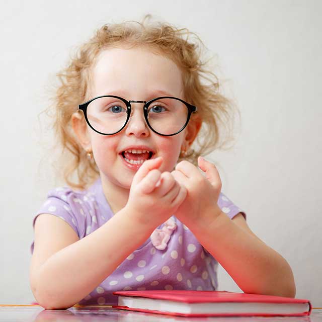 Funny Girl With Glasses